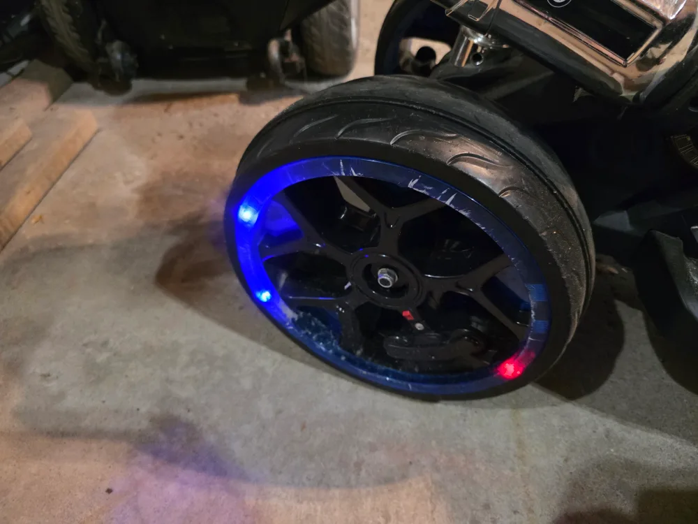 Blue Kids Electric Motorcycle image indicator(5)