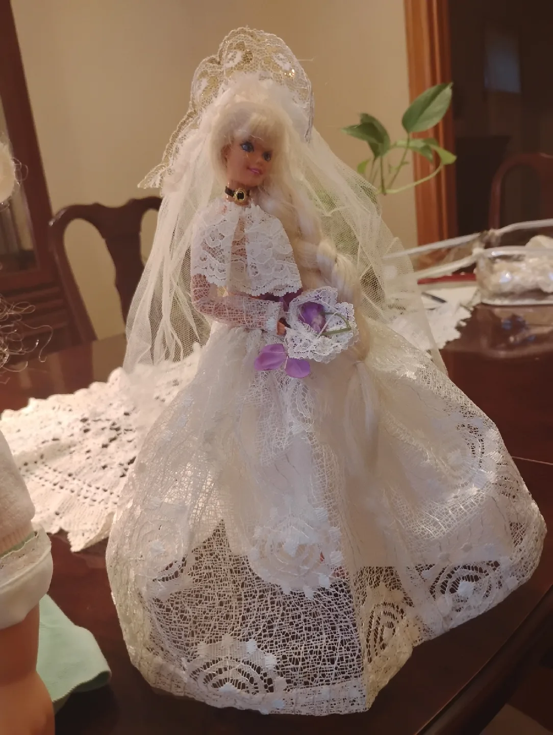 Vintage Bridal Barbie Doll image indicator(2)