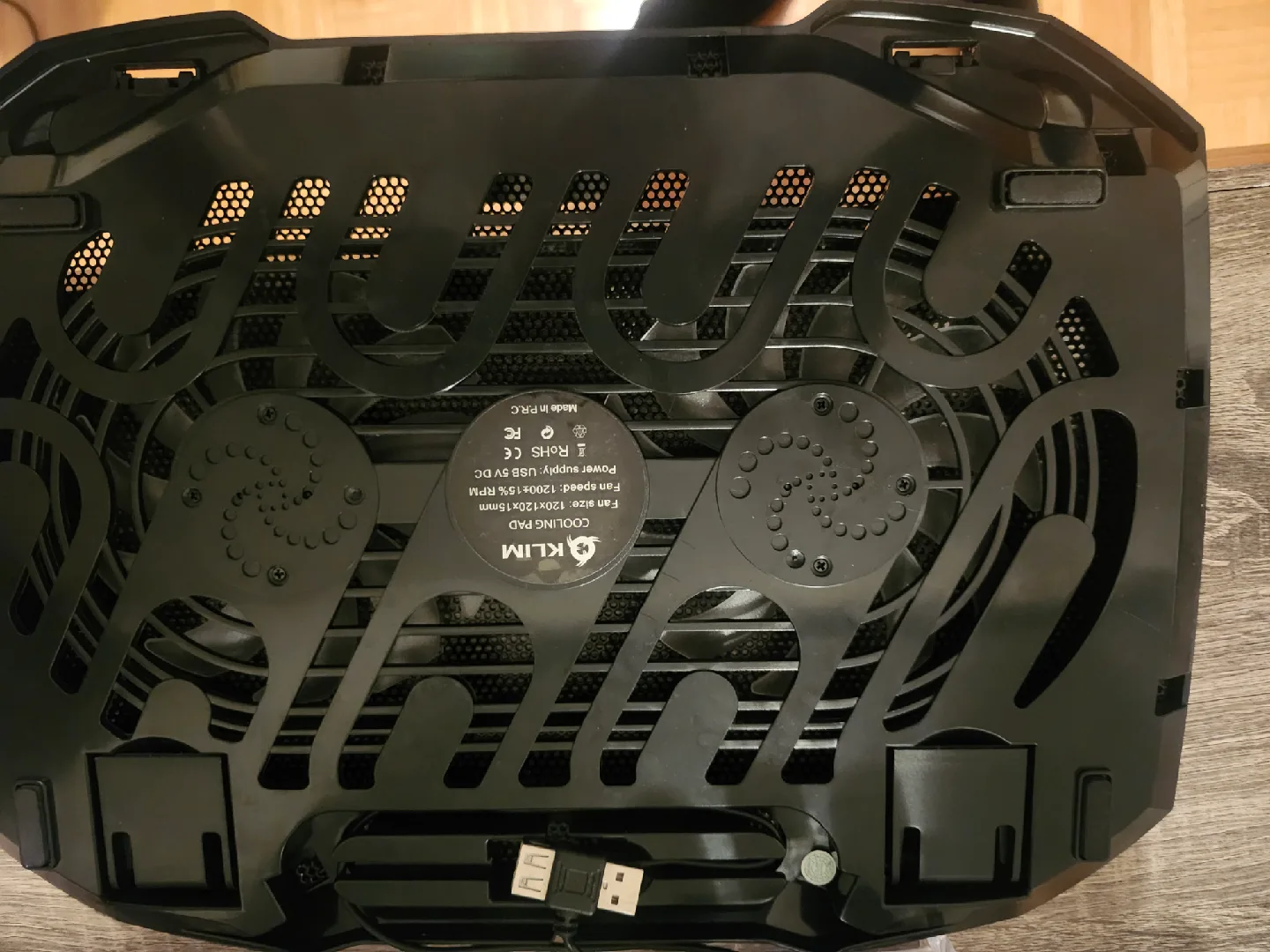 KLIM Laptop Cooling Pad image indicator(3)