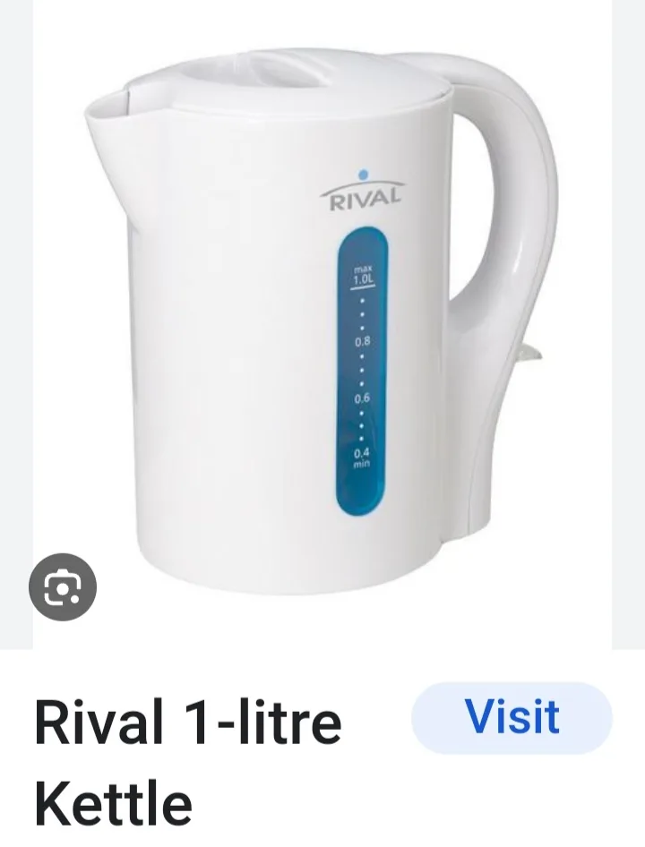 Rival 1.0 Litre Kettle - Compact Design image indicator(3)