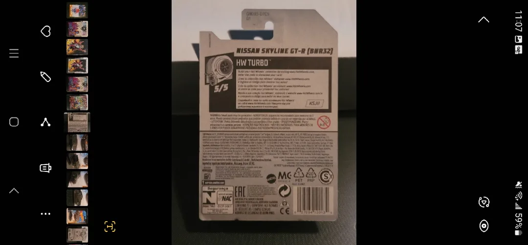 Hot Wheels Nissan Skyline GT-R (BNR32) 2/250 image indicator(6)