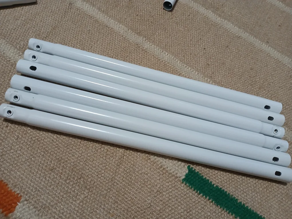 Laiensia White 2-tier Clothing Rack image indicator(9)