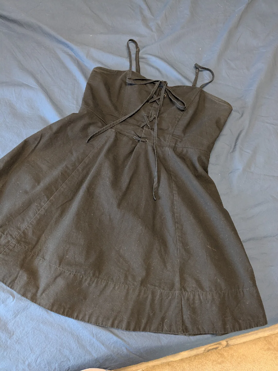 Oak + Fort Black Dress - Size L thumbnail