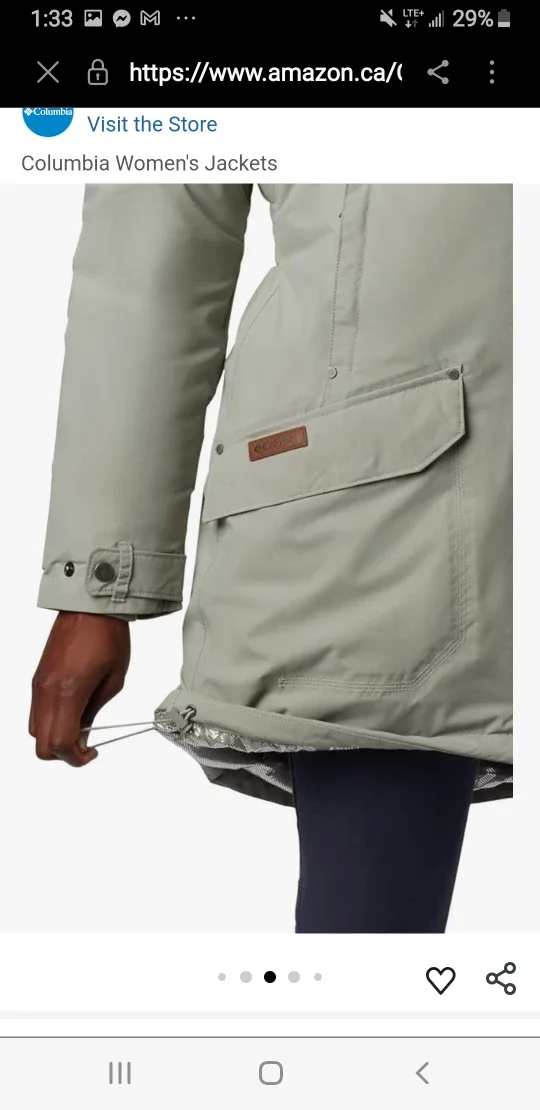 Columbia Winter Coat with Fur Hood image indicator(10)