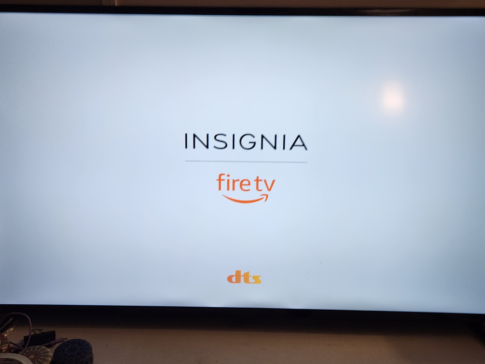 42 inch Insignia Fire TV with legs attached (bought for $400)