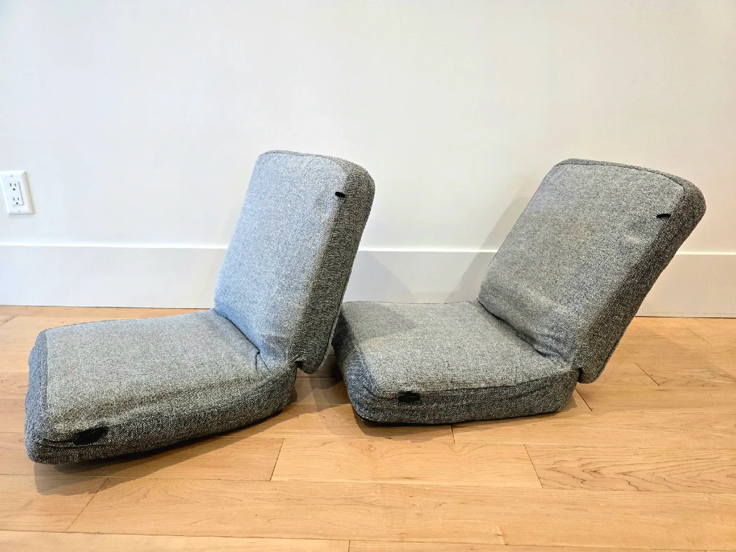 A pair of Japanese floor chairs