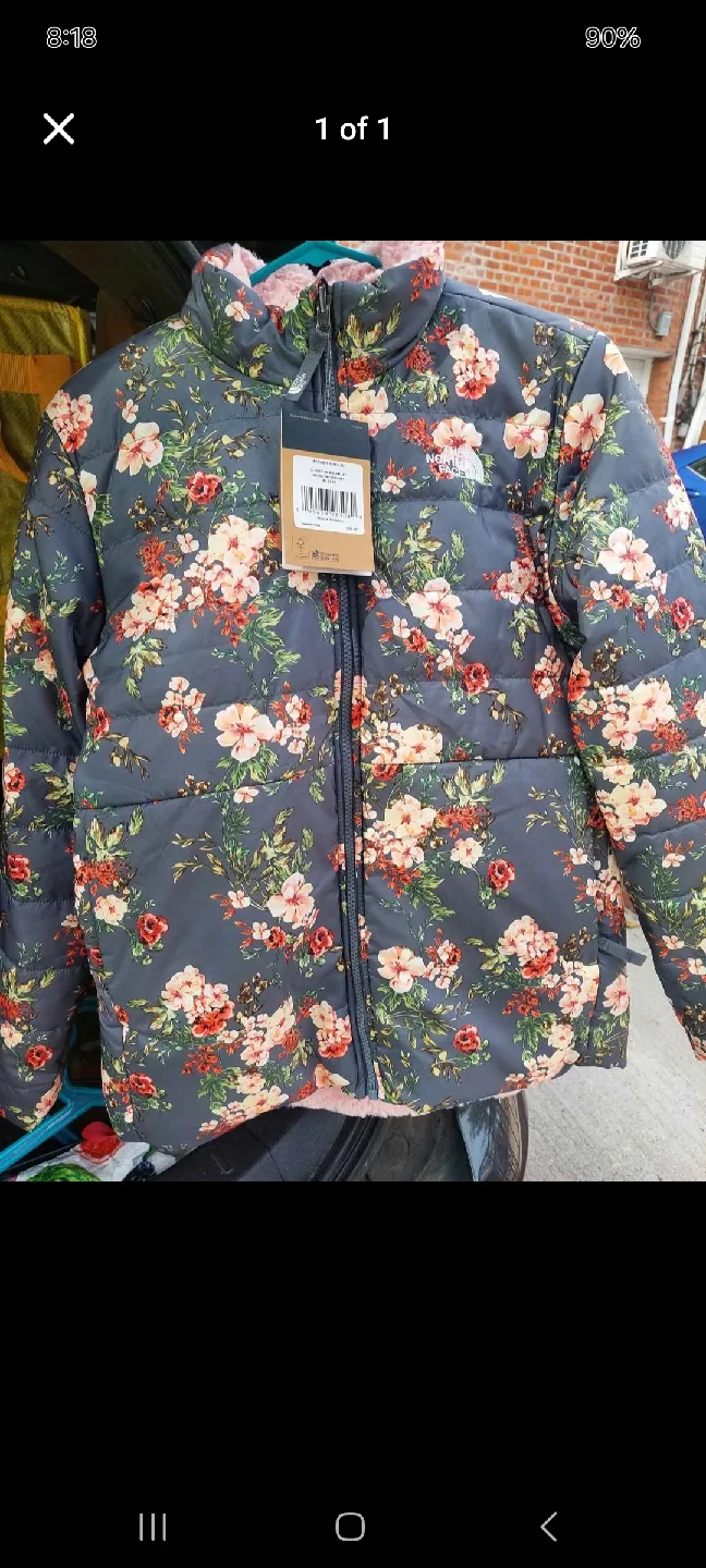 The North Face Floral Print Puffer Jacket thumbnail