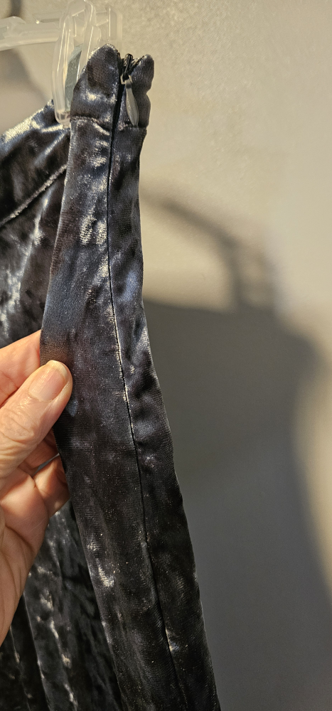 Zara Velvet Flare Leg Pants - Size S - photo 2