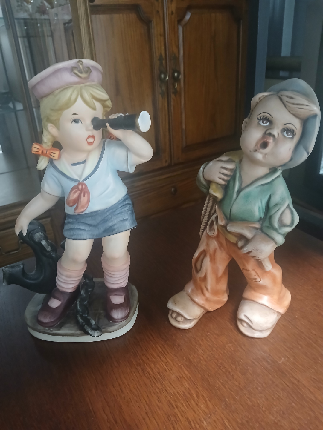 Vintage Sailor Boy & Girl Figurines - photo 2