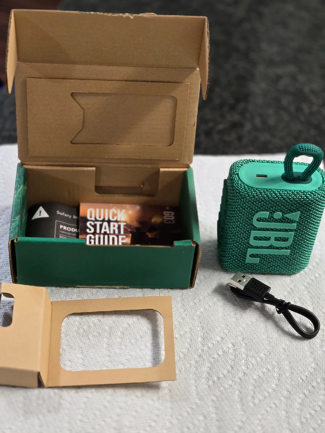 New JBL Go 3 Portable Bluetooth Speaker - Green image indicator(5)