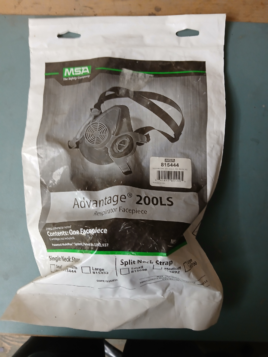 MSA Advantage 200LS Respirator Facepiece
