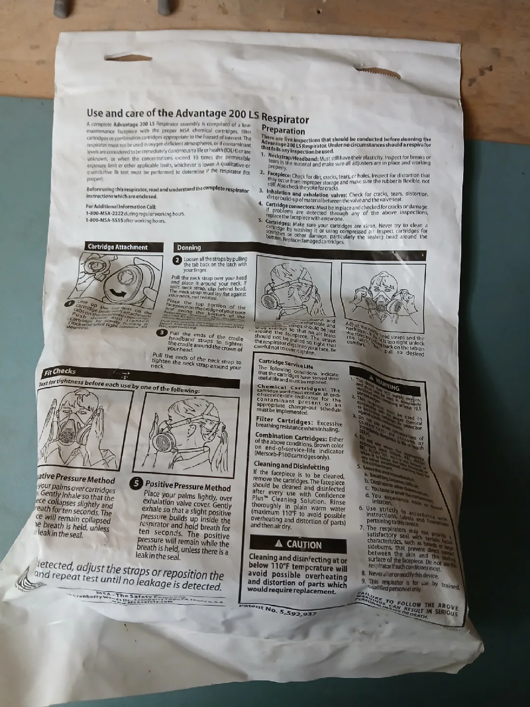 MSA Advantage 200LS Respirator Facepiece image indicator(2)