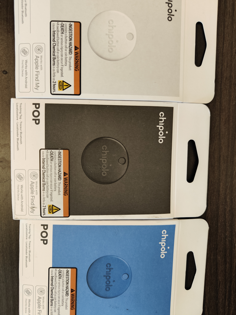 Chipolo Trackers – 3 Pieces (Brand New) Apple AirTag Alternative