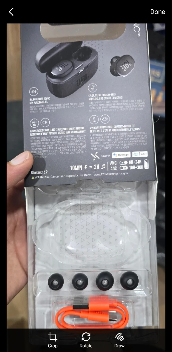 JBL Tune 130NC TWS Noise Cancelling Earbuds - New - photo 2