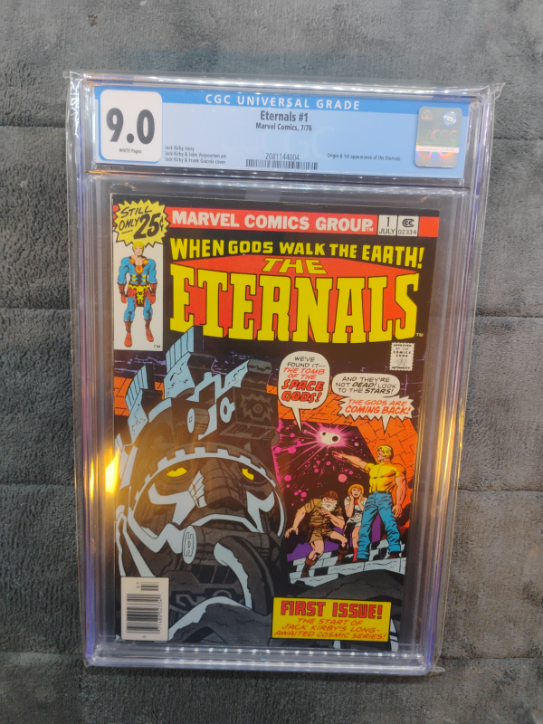 CGC 9.0 Eternals #1 Marvel Comic Book