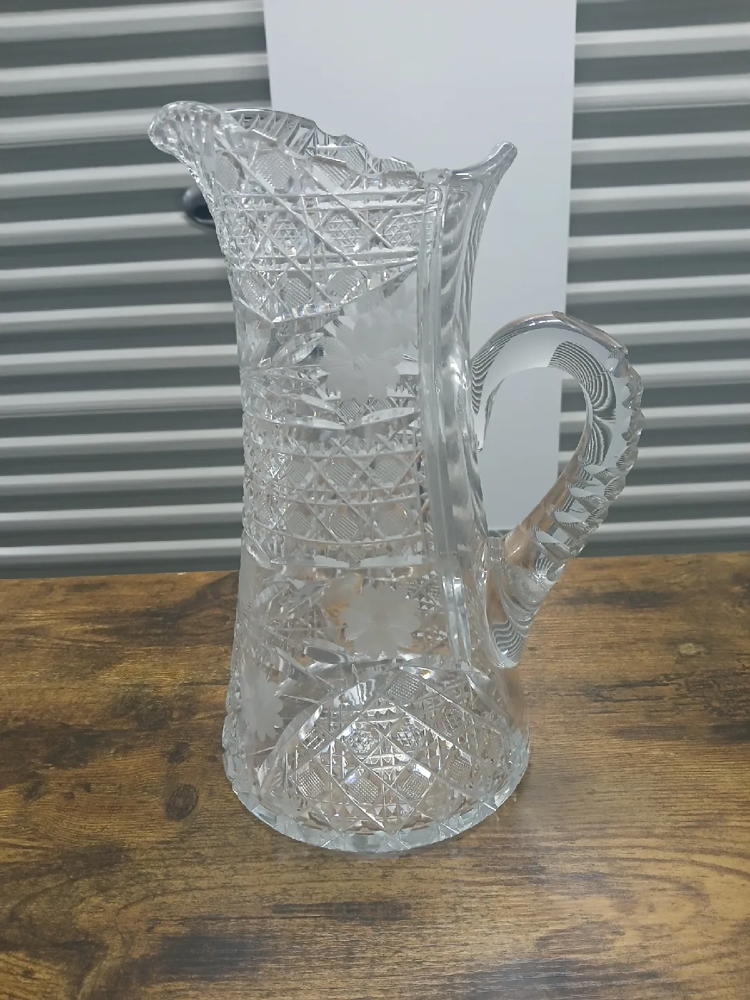 Vintage Cut Crystal Pitcher image indicator(2)