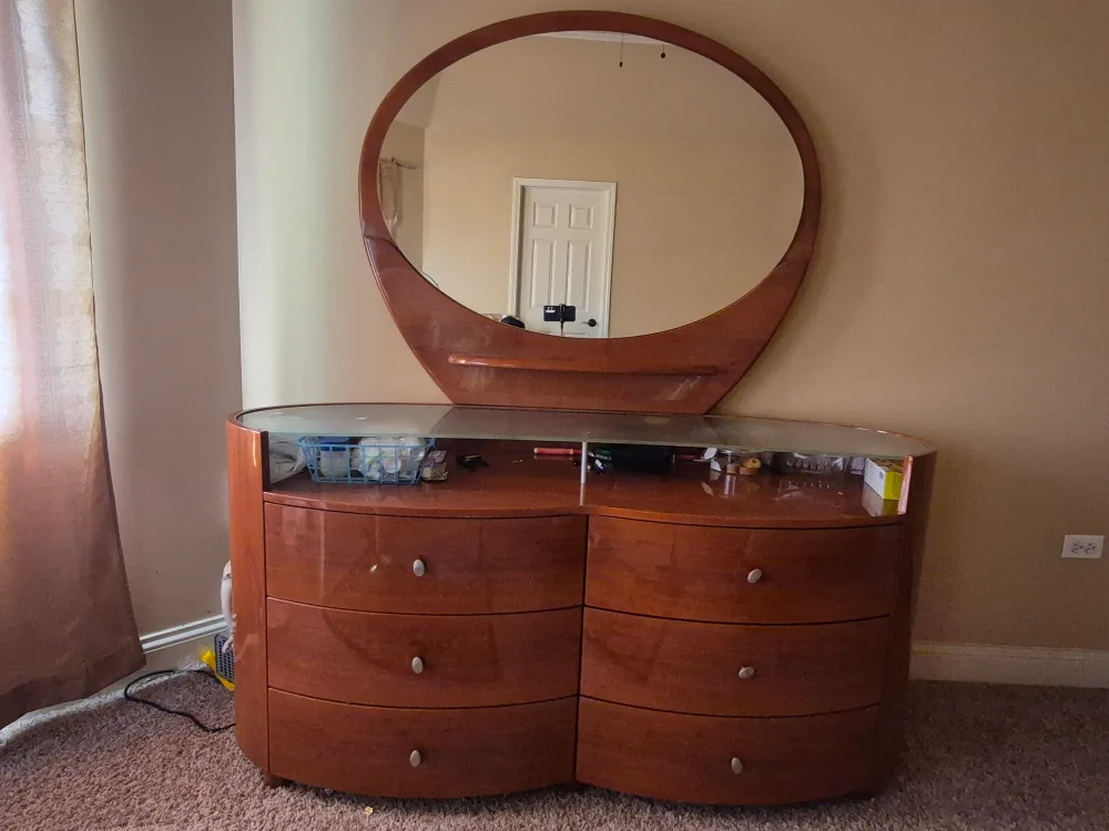 Bedroom Set - California King bed, Dresser and Mirror image indicator(6)