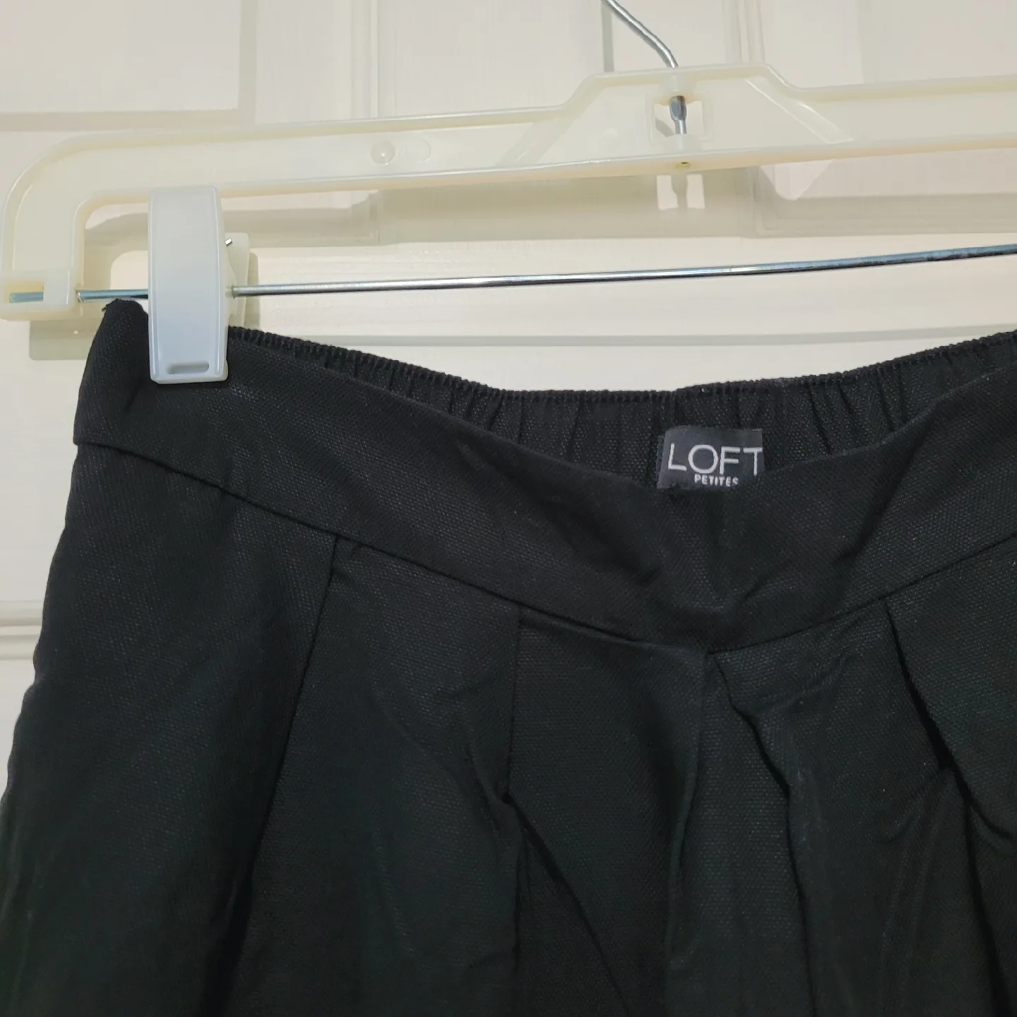 LOFT Petite Black Culottes