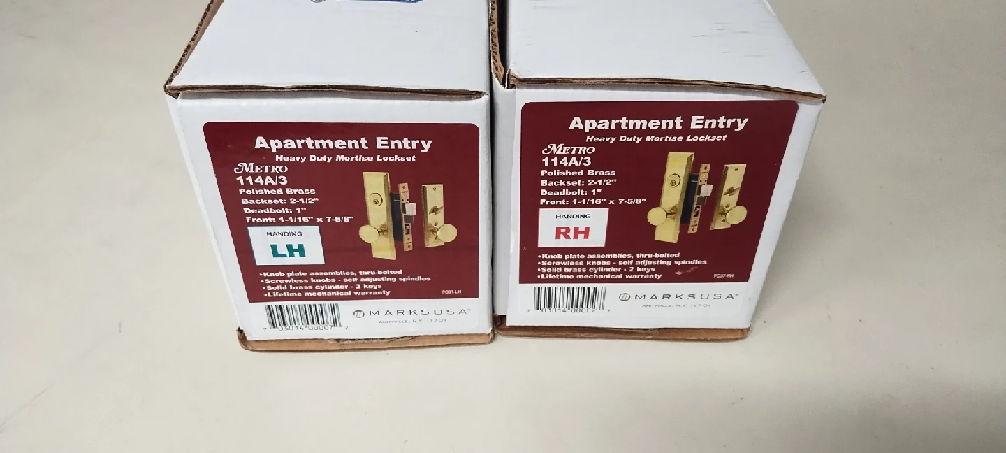 MARKS USA Apartment Entry Mortise Lockset 114A/3 - photo 2