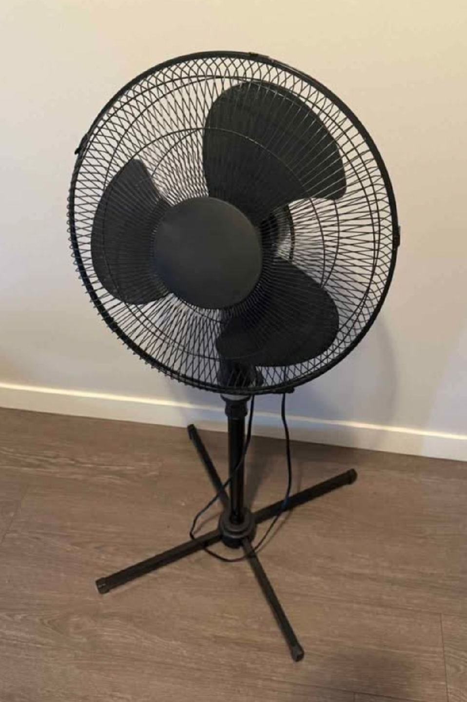 Black Stand Fan