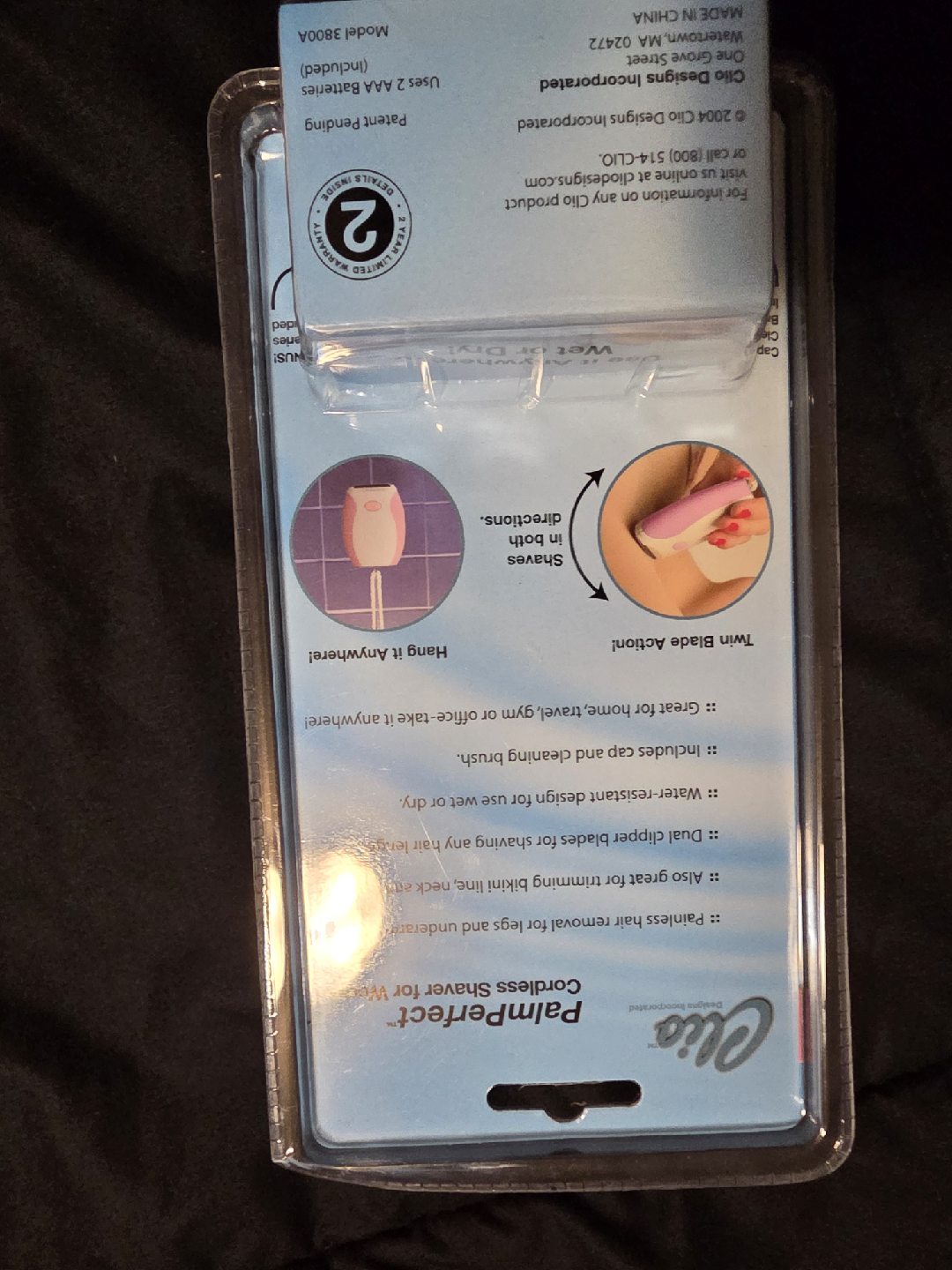 Clio PalmPerfect Cordless Shaver for Women - photo 2