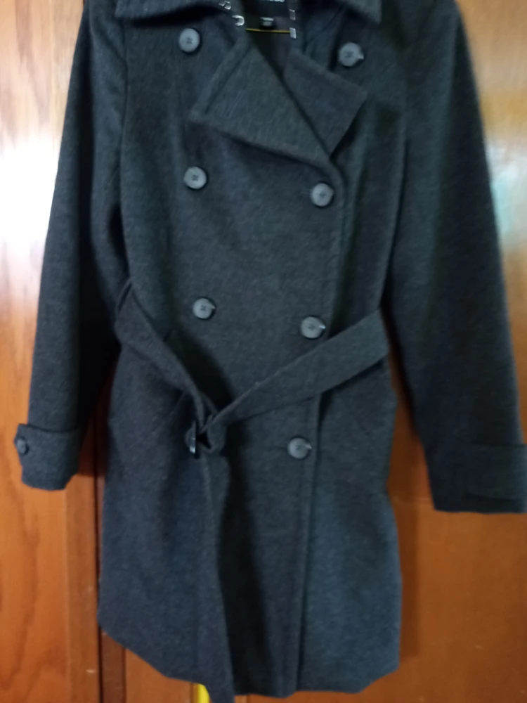 Jacob TP/X Ladies Petite Wool Blend Coat - dark Grey - photo 3