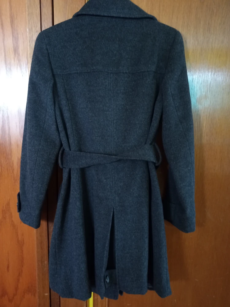 Jacob TP/X Ladies Petite Wool Blend Coat - dark Grey - photo 5