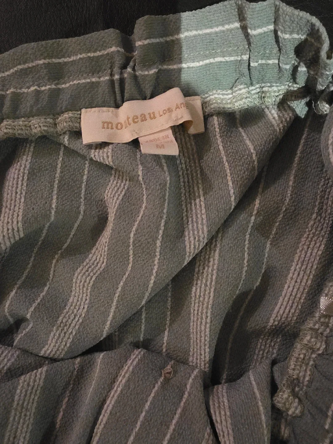 Monteau Striped Jumpsuit - Size M image indicator(2)