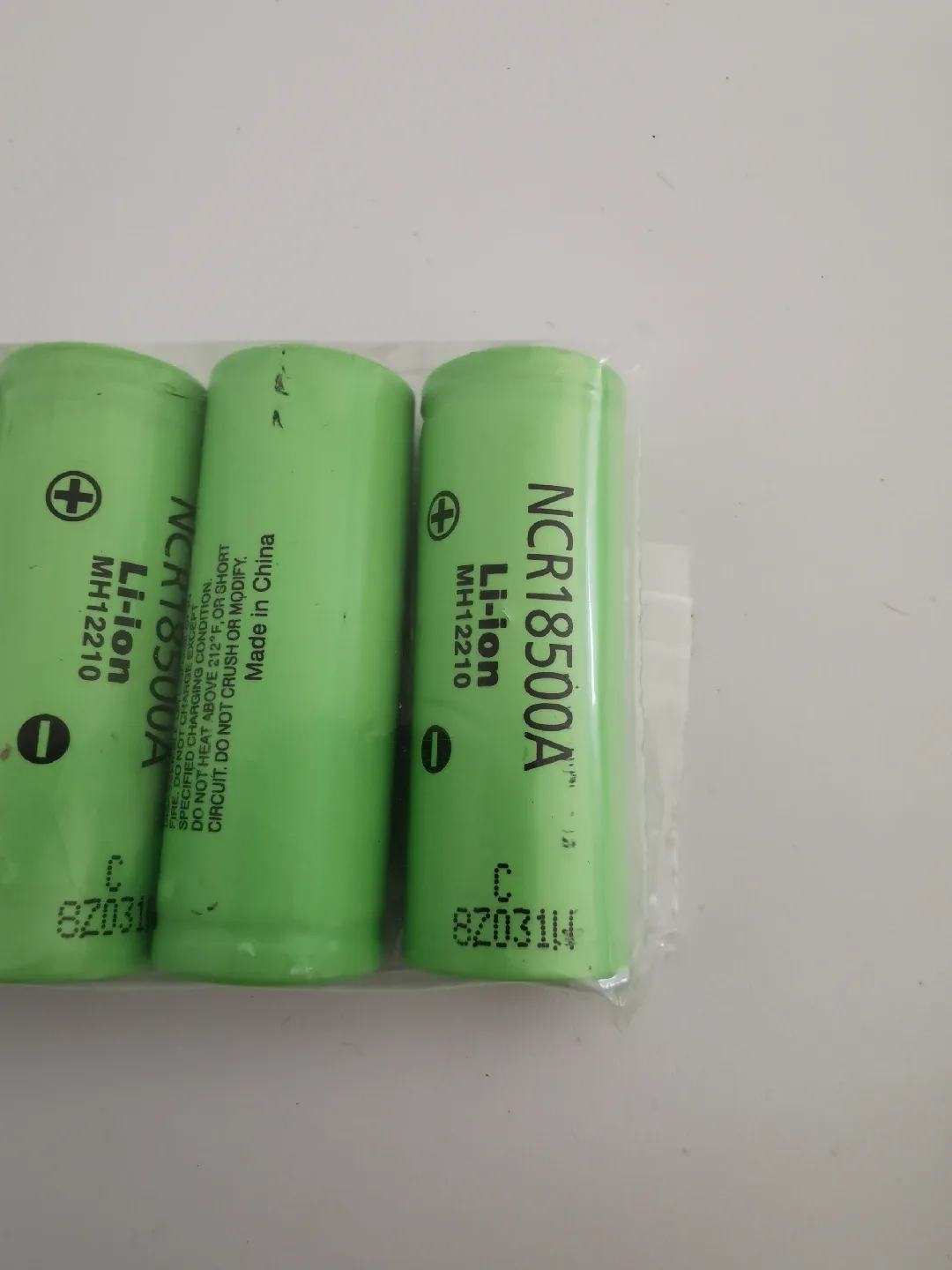 NCR18500A Li-ion Batteries (Set of 4) image indicator(2)