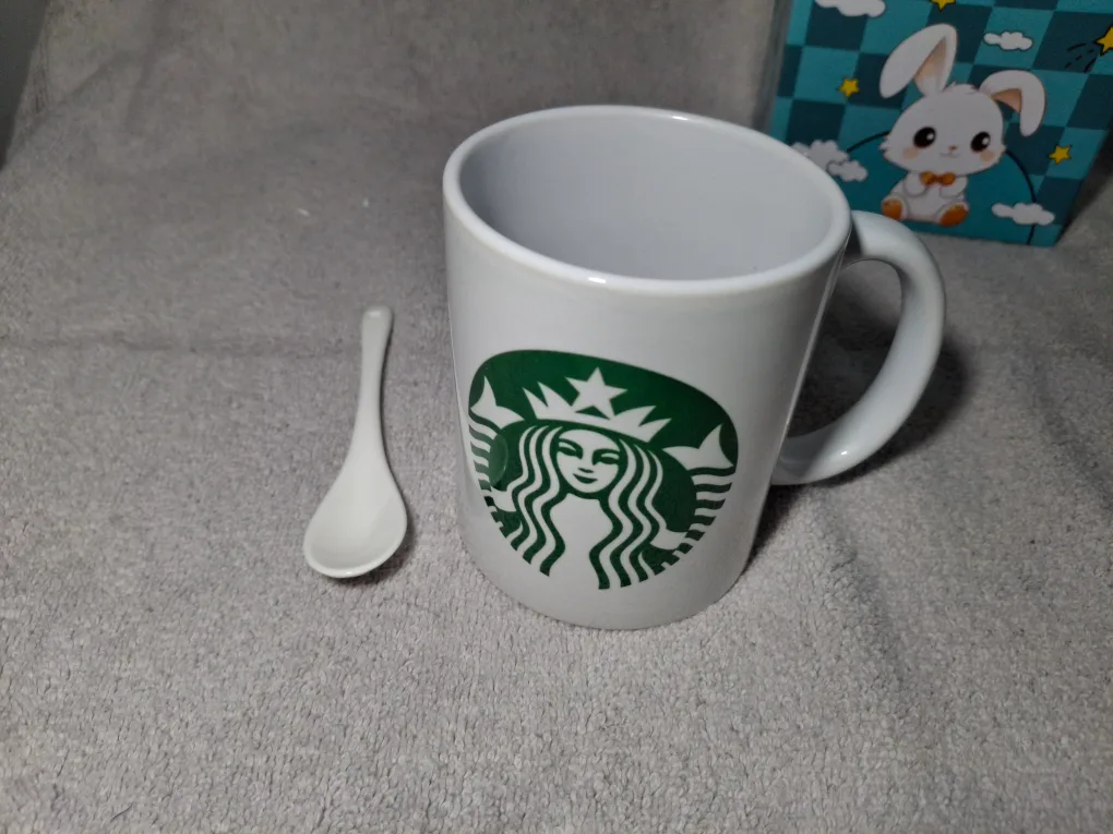 Starbucks Mug with Spoon - New in Box! thumbnail