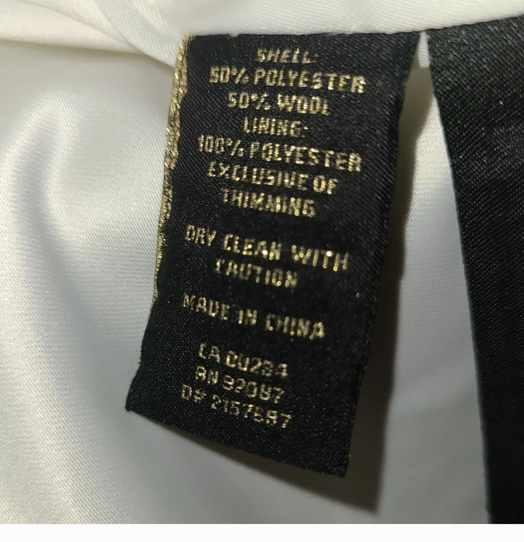 Hudson's Bay Wool Blend Jacket Womens Size Small image indicator(4)