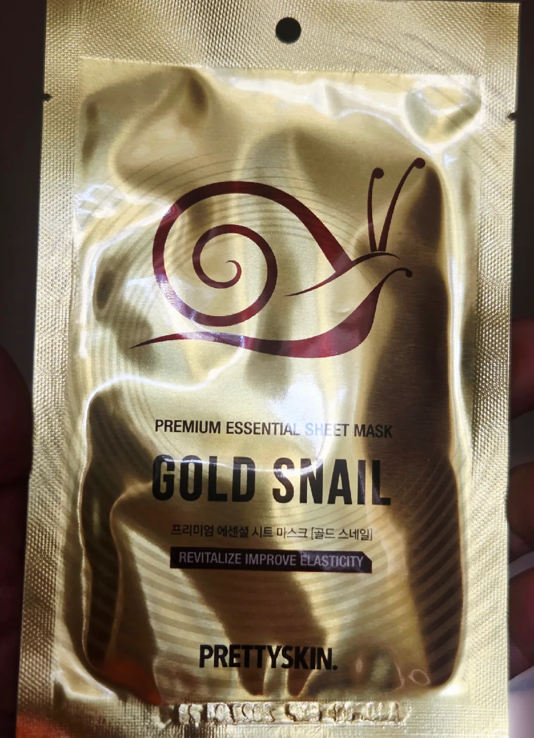 PRETTY SKIN Gold Snail Sheet Mask image indicator(2)