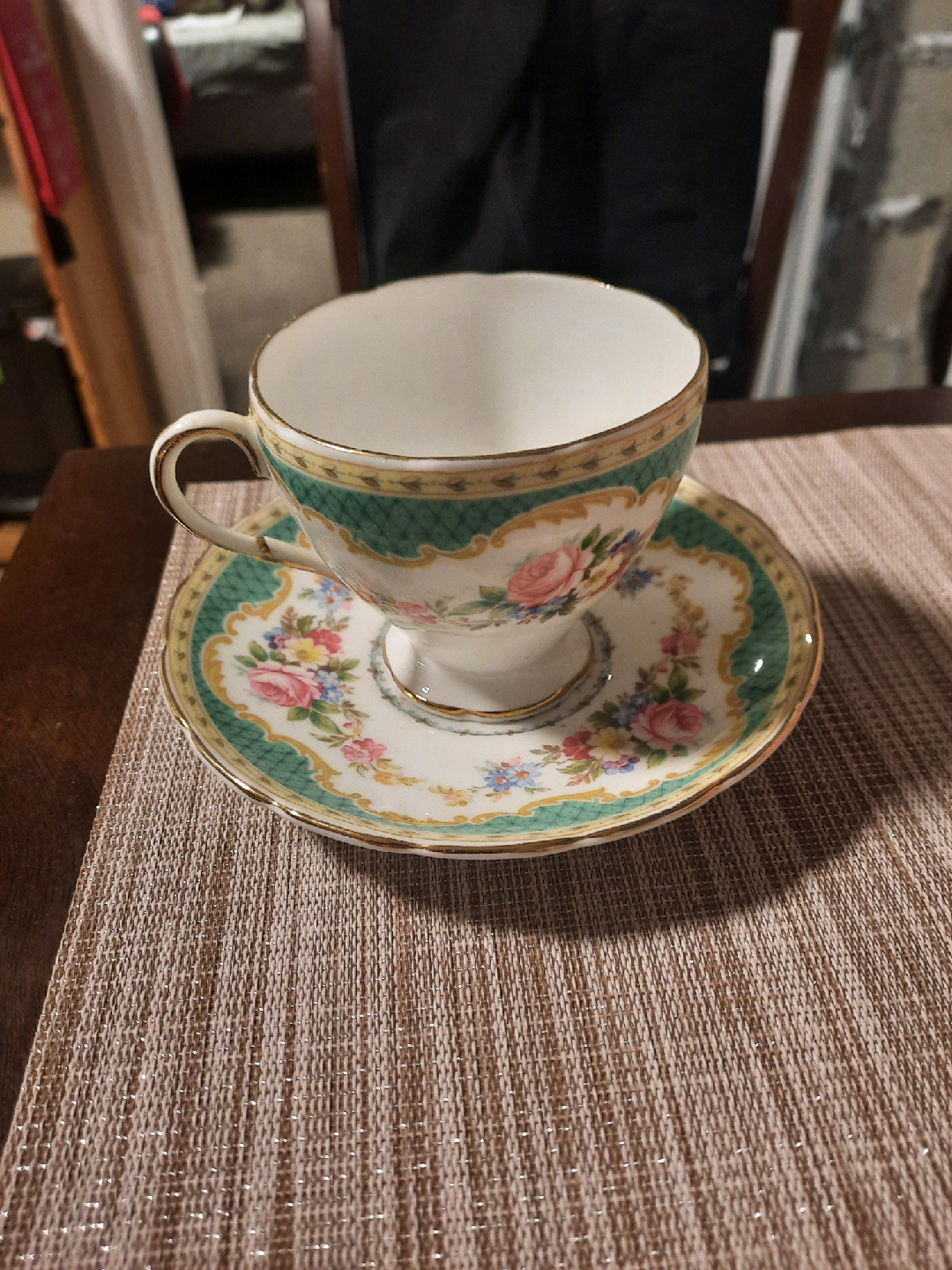 Floral Tea Cup and Saucer Set