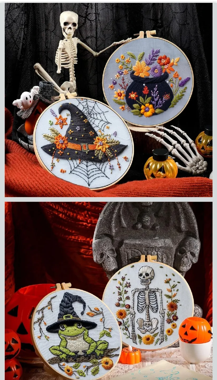 Halloween Embroidery Starter Kit image indicator(2)