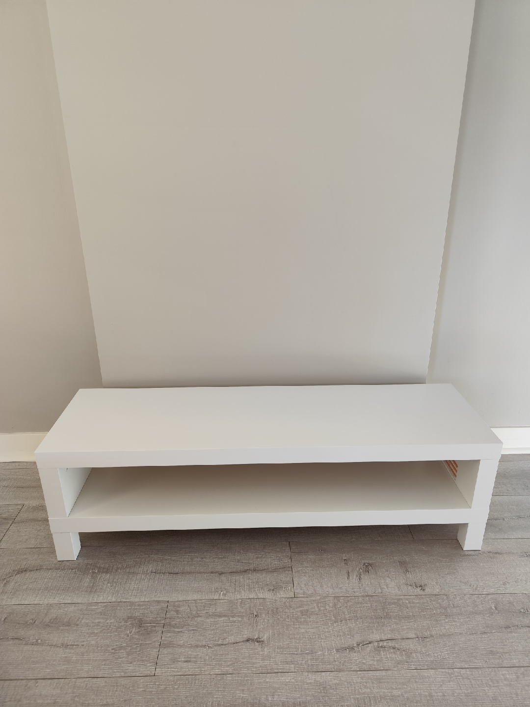 White TV Stand/Bench