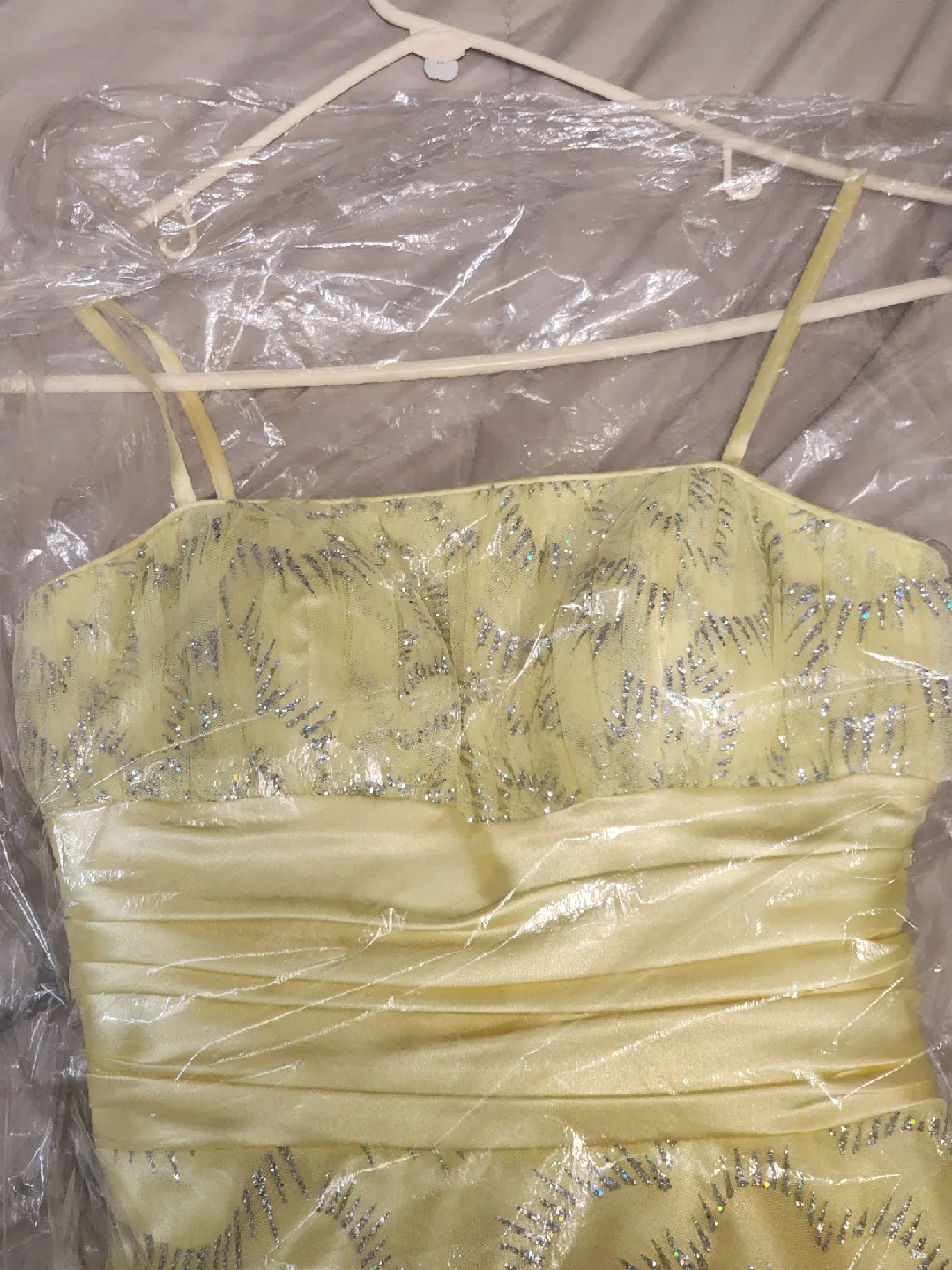 Yellow Formal Dress - Polyester image indicator(8)