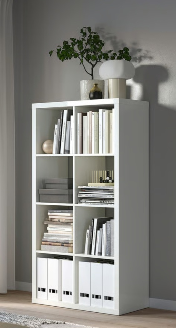 IKEA Kallax Shelf Unit - High Gloss White