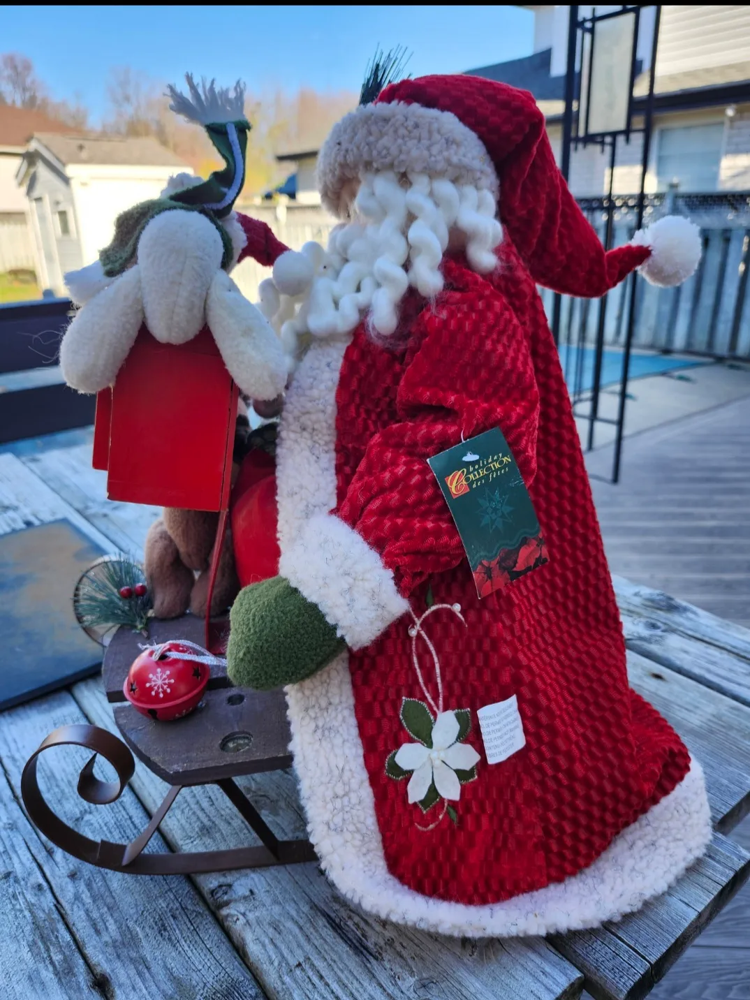 Tags attached, holiday countdown decoration with wooden blocks! image indicator(6)