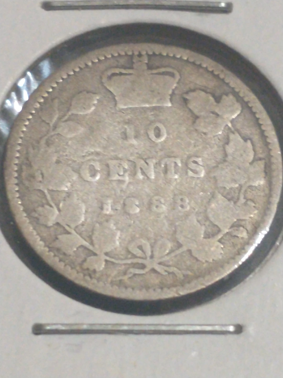 Beautiful 1888 Canada 10 Cents Coin