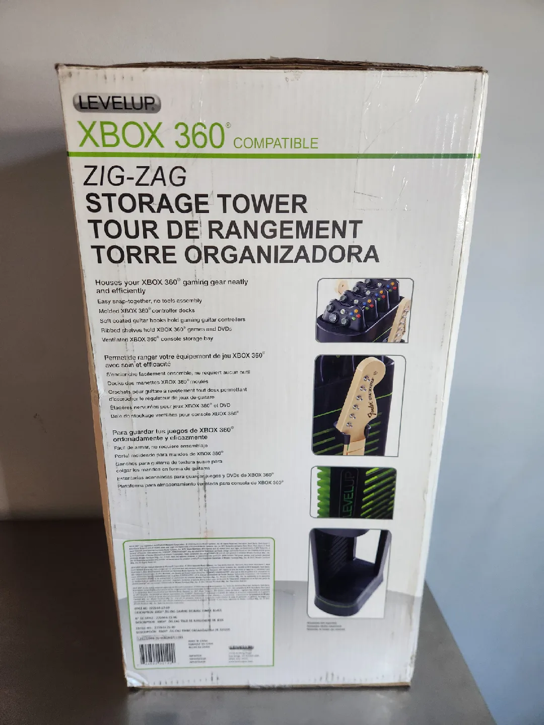 Level Up Xbox 360 Zig-Zag Storage Tower image indicator(4)