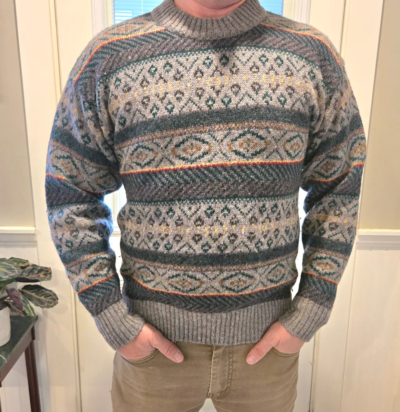 Vintage Blencraig Scotland Wool Men’s Sweater image indicator(2)