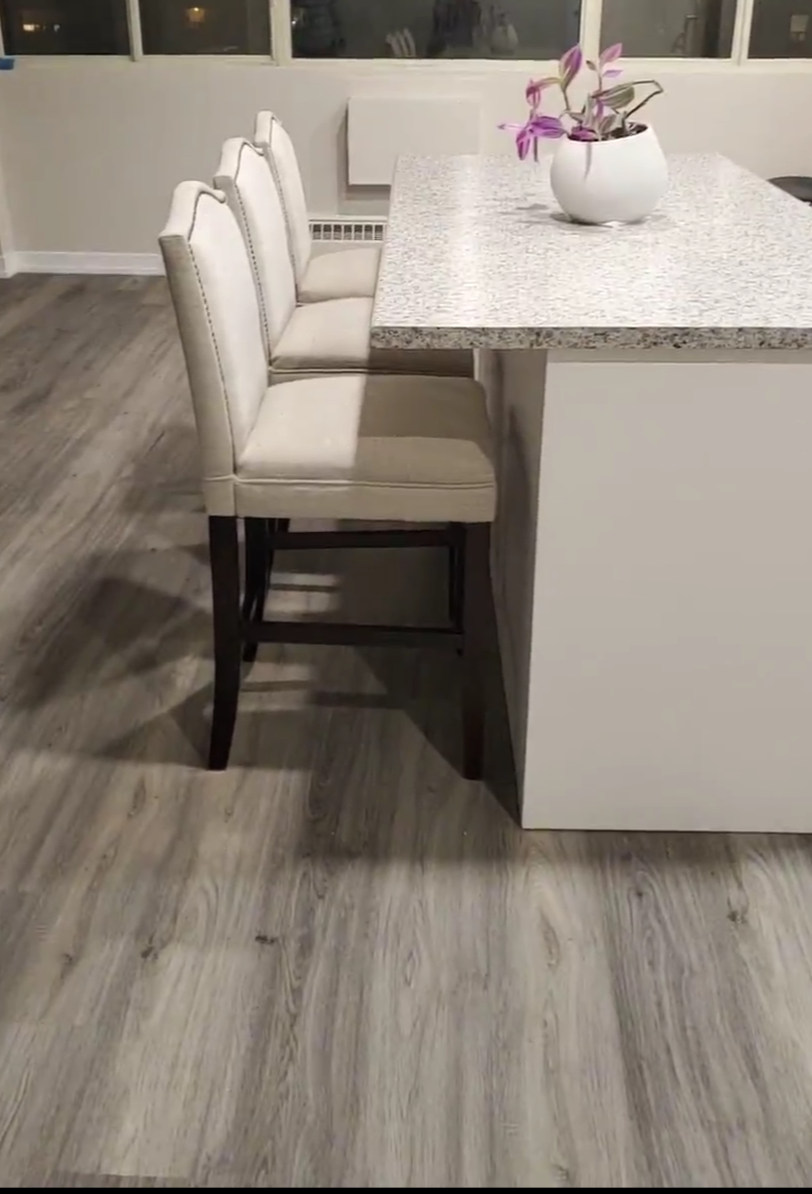 3 Upholstered Bar Stools with Nailhead Trim