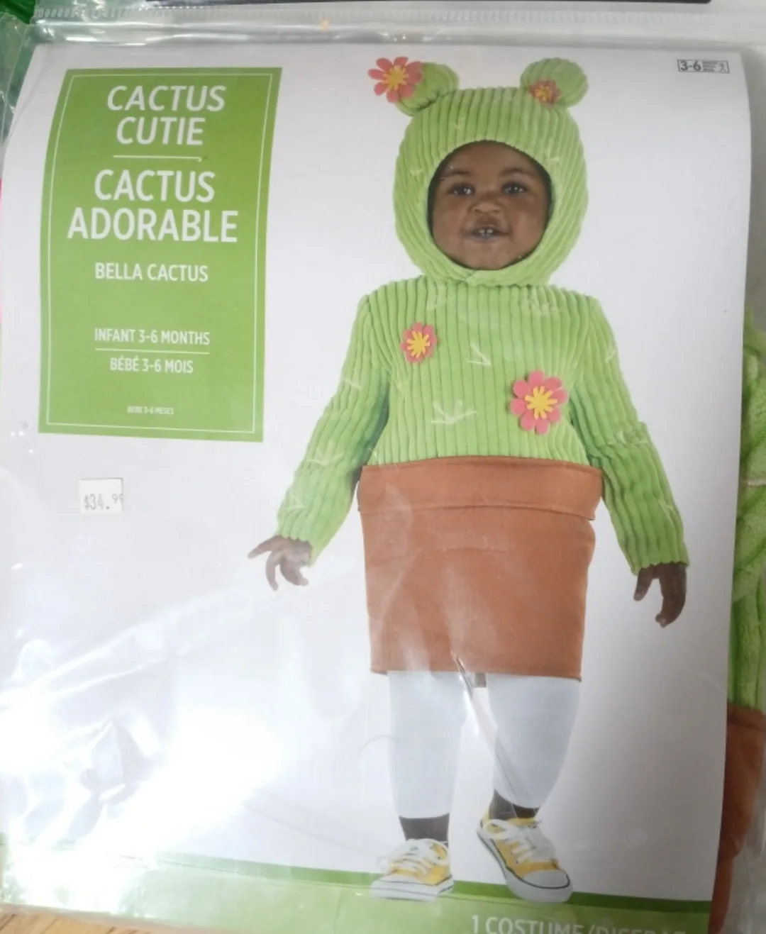 Baby Halloween Costumes: Wolf, Beetlejuice, Skeleton, Cactus image indicator(4)
