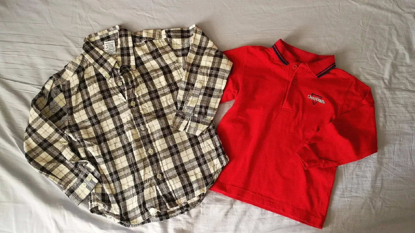 Calvin Klein & OshKosh Kids Shirts (3-4Y) thumbnail