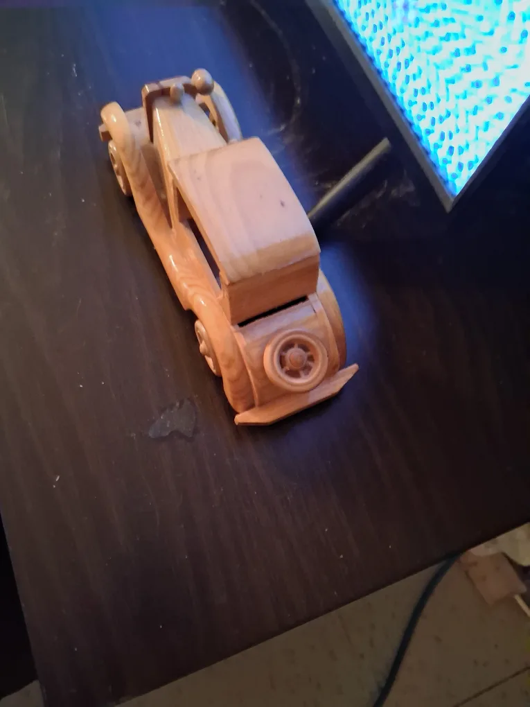 Vintage Wooden Car Model image indicator(3)