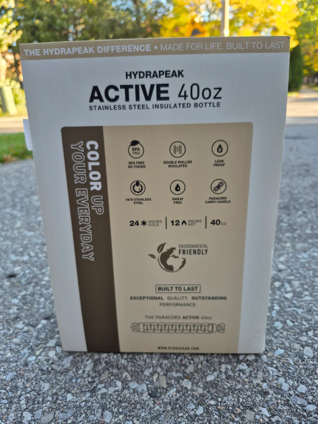 Hydrapeak Active 40oz Stainless Steel Insulated Bottle image indicator(3)