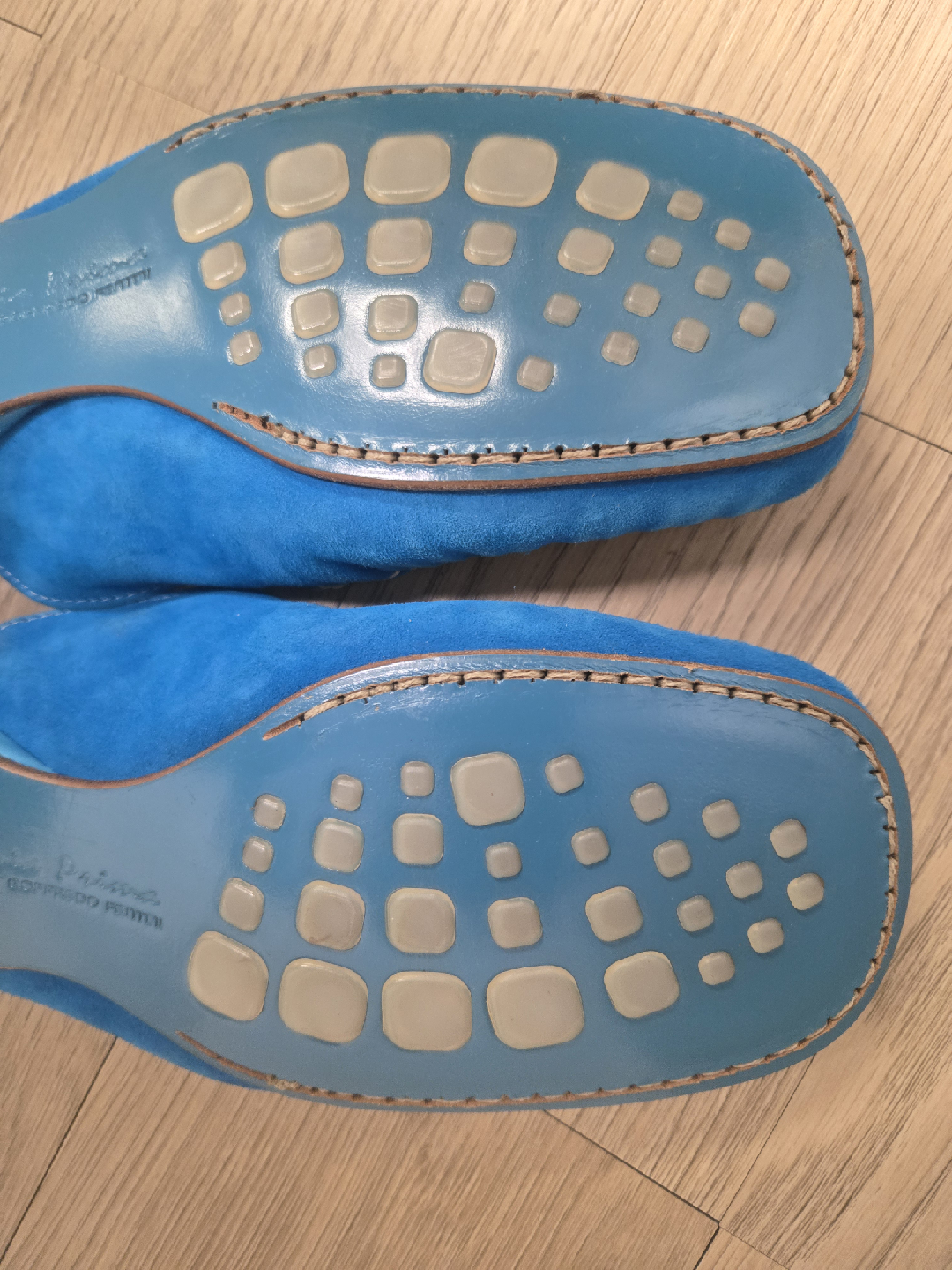 Materia Prima by Goffredo Fantini Blue Slides - Size 36 1/2 - photo 5