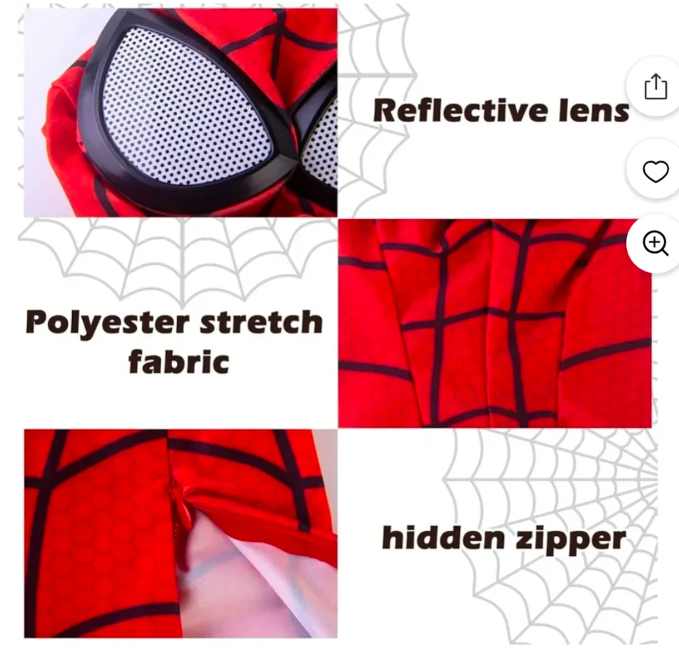 Spider-Man Mask Red and Black image indicator(8)