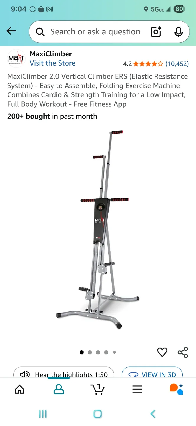 MaxiClimber 2.0 Vertical Climber image indicator(2)