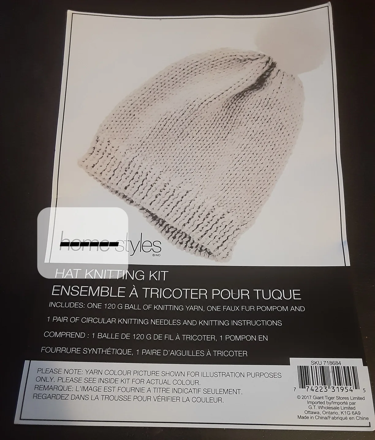 Home Styles Hat Knitting Kit - New! image indicator(3)